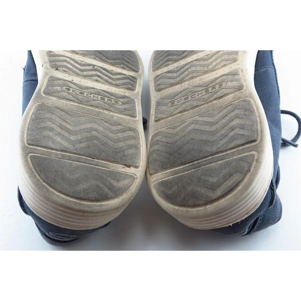 Skechers Fashion‎ Sneakers Blue Fabric Men Shoes Size 11 Medium